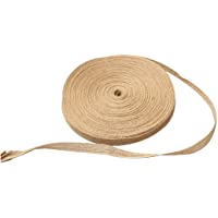 joyliveCY Natural Vintage Burlap yute de arpillera cinta- Arpillera- linen color- 10 mm